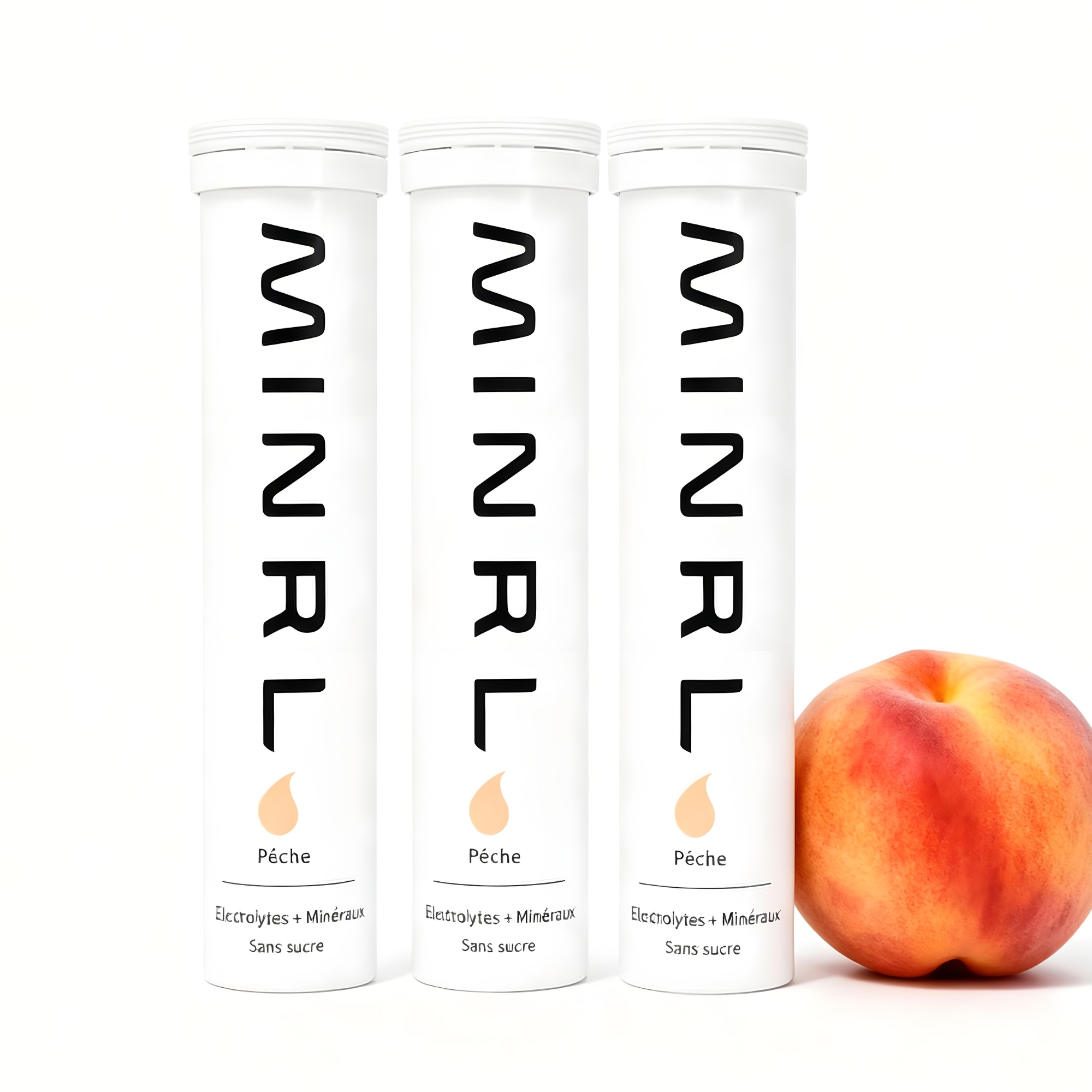 Électrolytes Goût Pêche - Pastille d'Hydratation